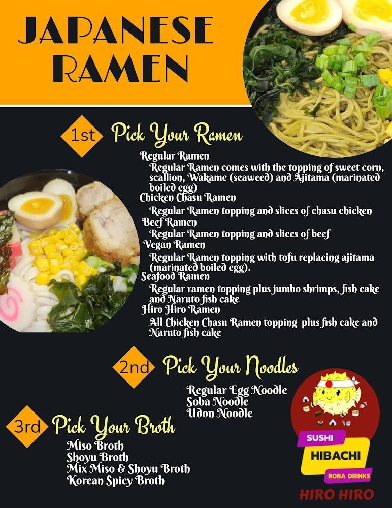 Hiro Hiro Menu image 2
